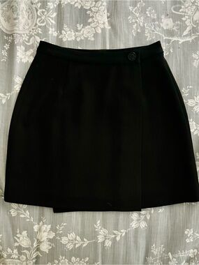 DKNY Classic Wrap Mini Skirt